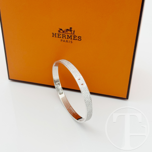 Home hermes h d'ancre bracelet (full diamond)