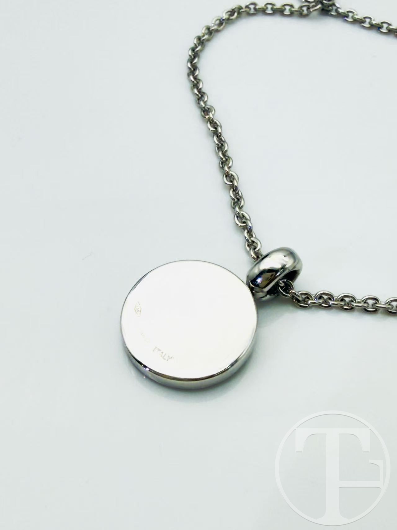 bvlgari bvlgari pendant necklace in 18k white gold with diamonds bvlgari bvlgari pendant necklace in 18k white gold with diamonds