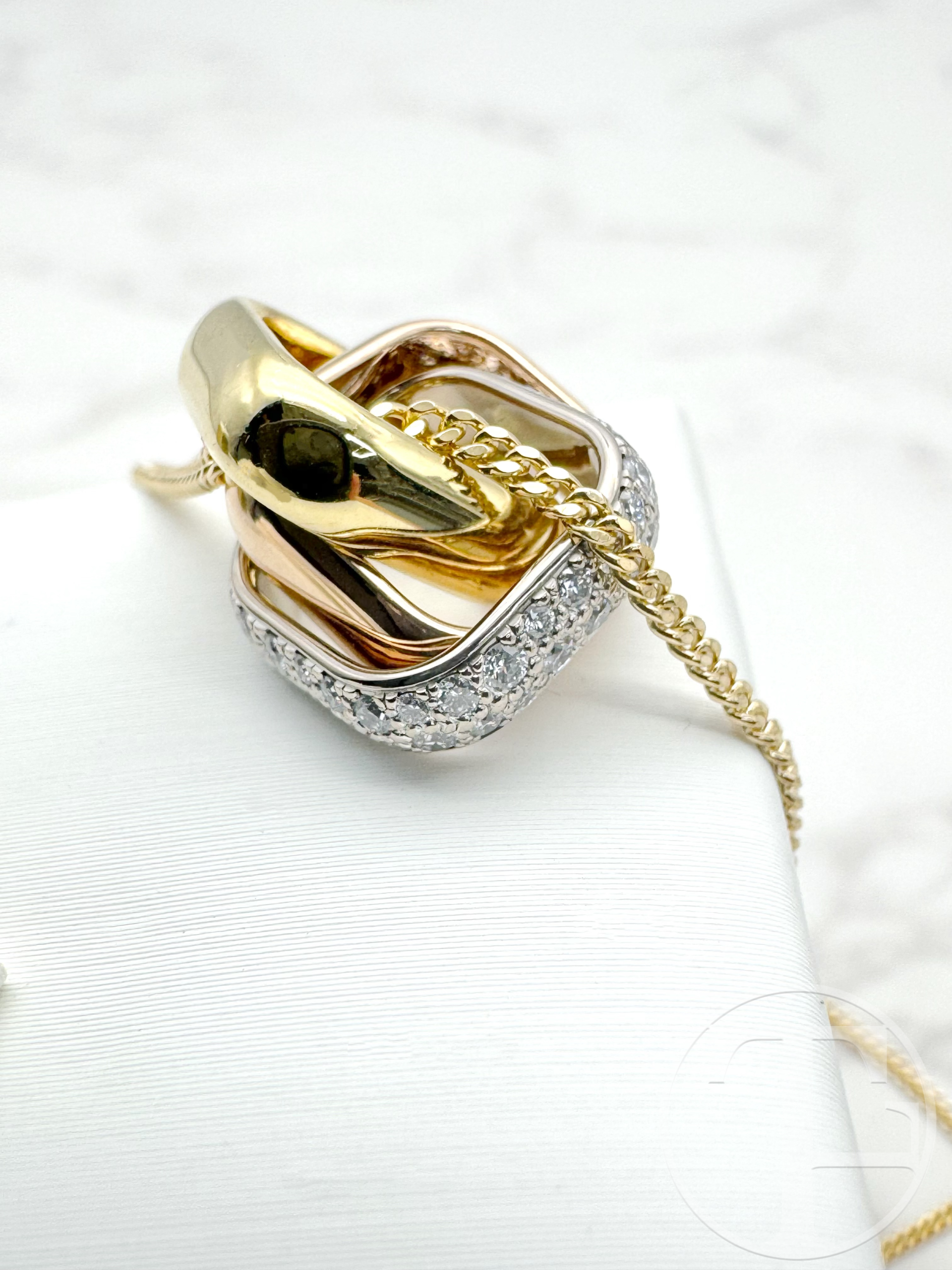 trinity cushion pendant necklace trinity cushion pendant necklace
