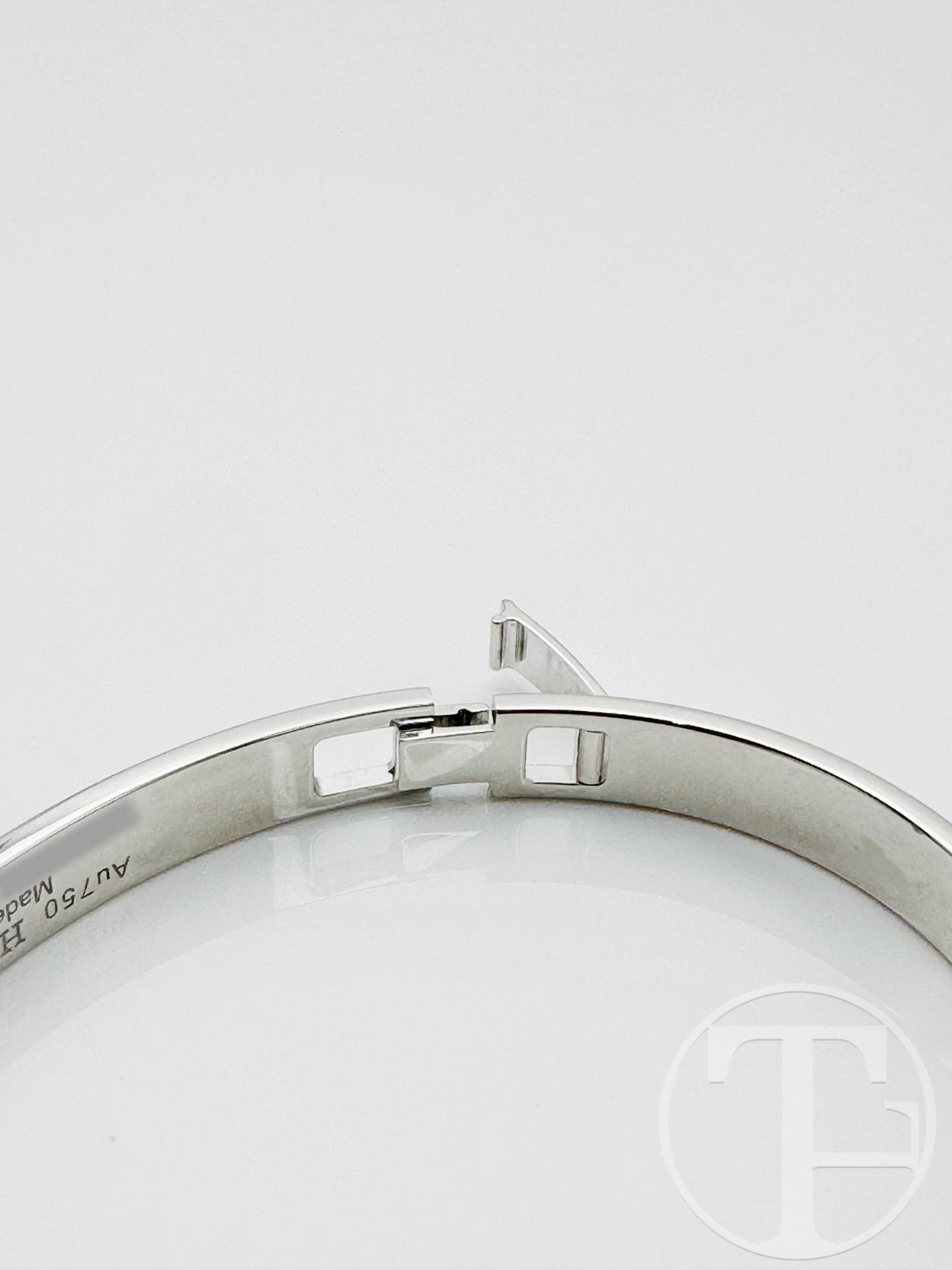 hermes h d'ancre bracelet (full diamond) hermes h d'ancre bracelet (full diamond)