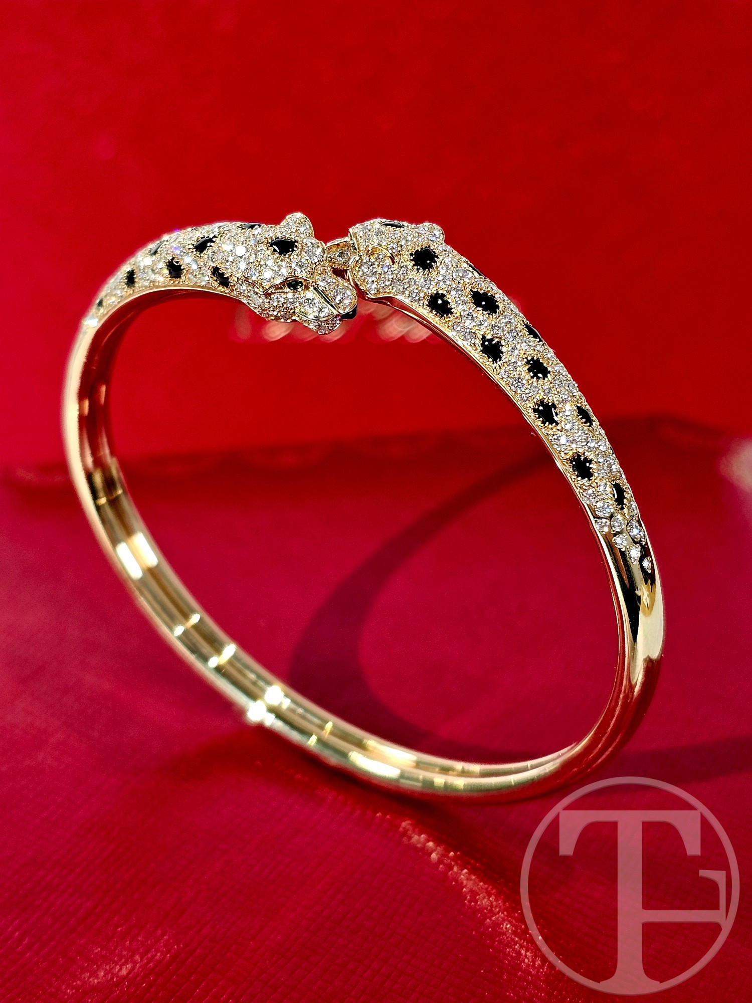 cartier panthère diamond bracelet, small model cartier panthère diamond bracelet, small model