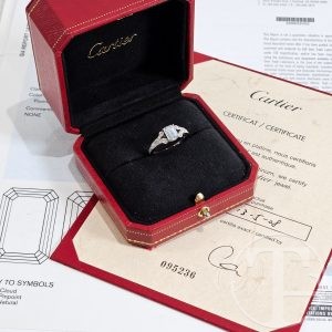 cartier ballerine 1.50ct diamond ring