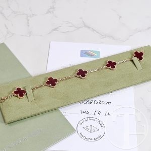Sales vca vintage alhambra 5 motif bracelet