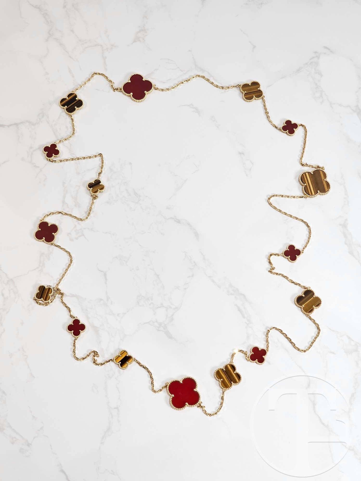 vca magic alhambra 16 motif necklace vca magic alhambra 16 motif necklace