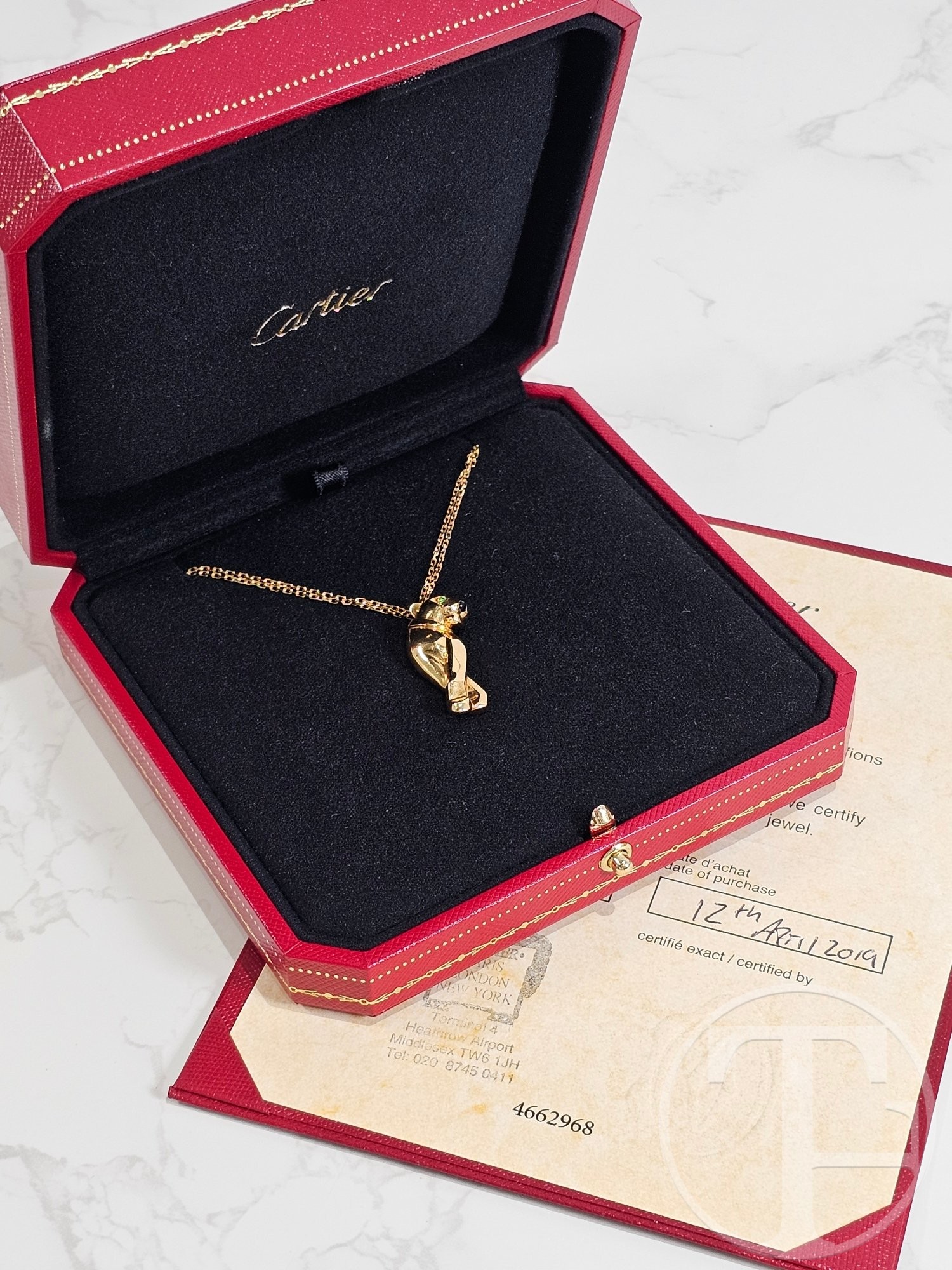 cartier panthère necklace cartier panthère necklace