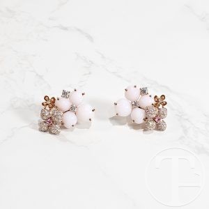 chaumet jardins stud earrings