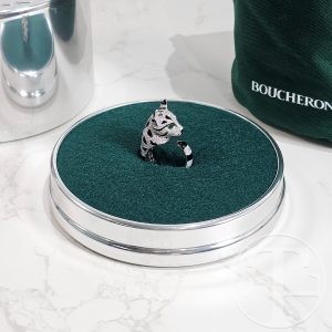 fuzzy leopard cat ring