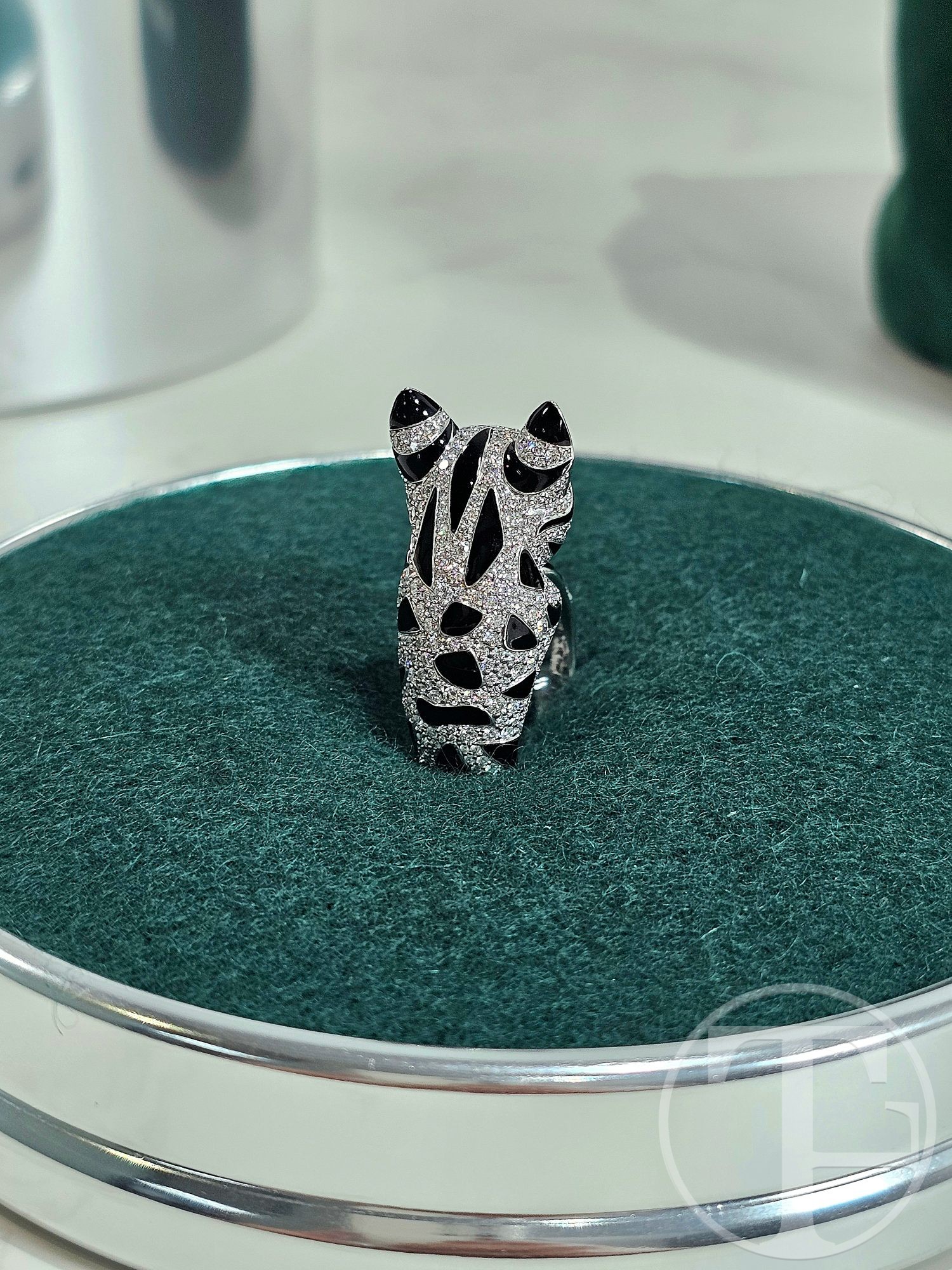 fuzzy leopard cat ring fuzzy leopard cat ring