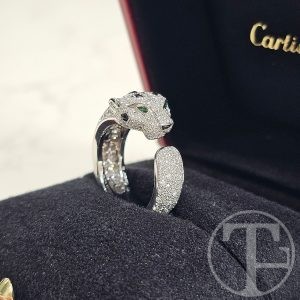 New Arrivals cartier panthère diamond ring, medium model