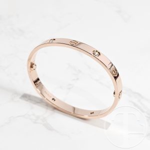 New Arrivals cartier love 4 diamond bracelet, medium model