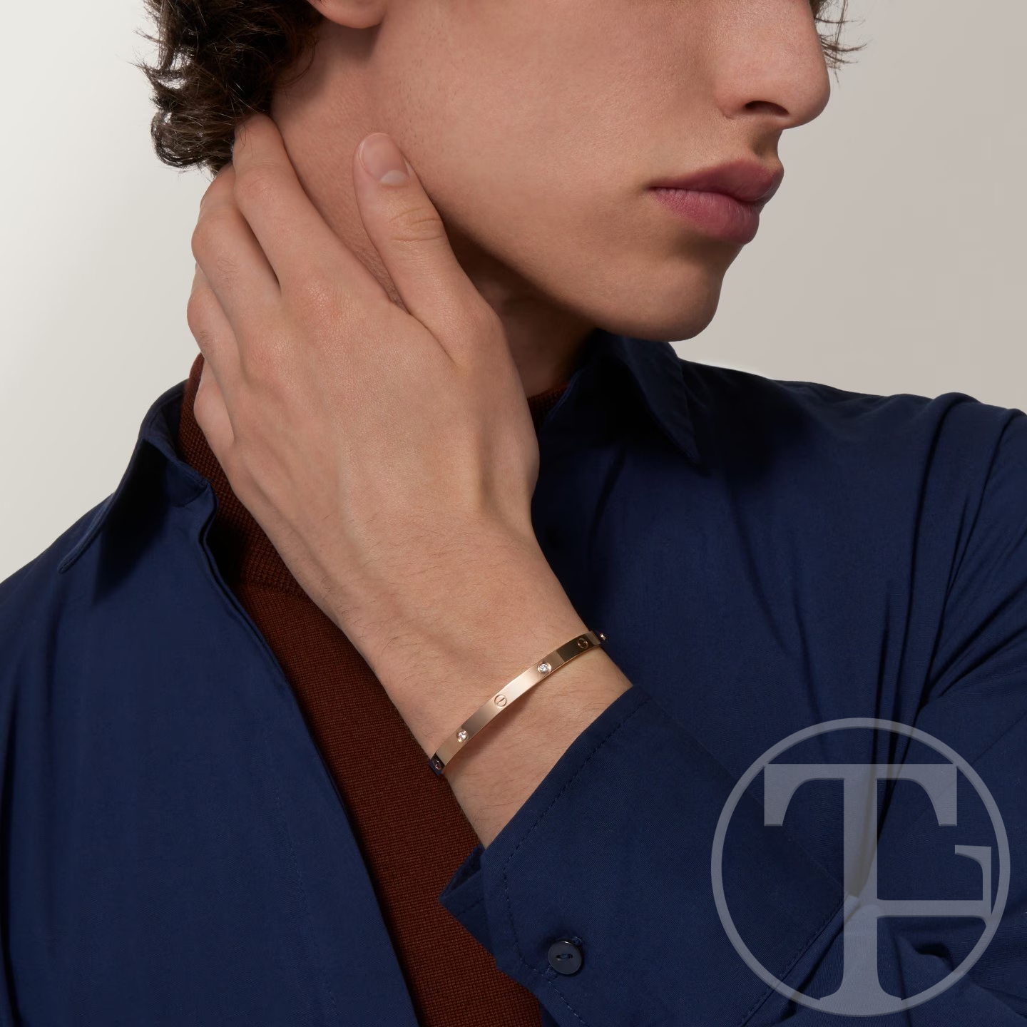 cartier love 4 diamond bracelet, medium model cartier love 4 diamond bracelet, medium model