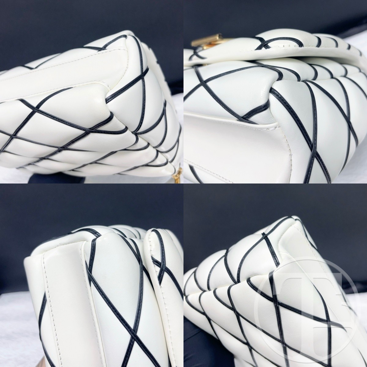 louis vuitton go 14 black and white diamond quilted lambskin medium bag louis vuitton go 14 black and white diamond quilted lambskin medium bag