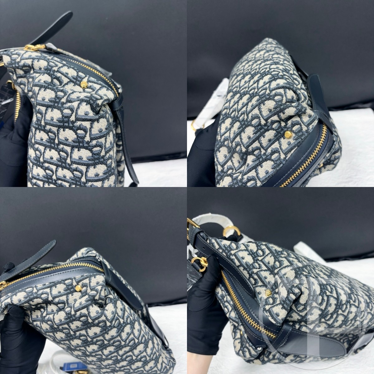 dior blue oblique jacquard d journey lunch box bag 88ma☆1224 (2024) dior blue oblique jacquard d journey lunch box bag 88ma☆1224 (2024)