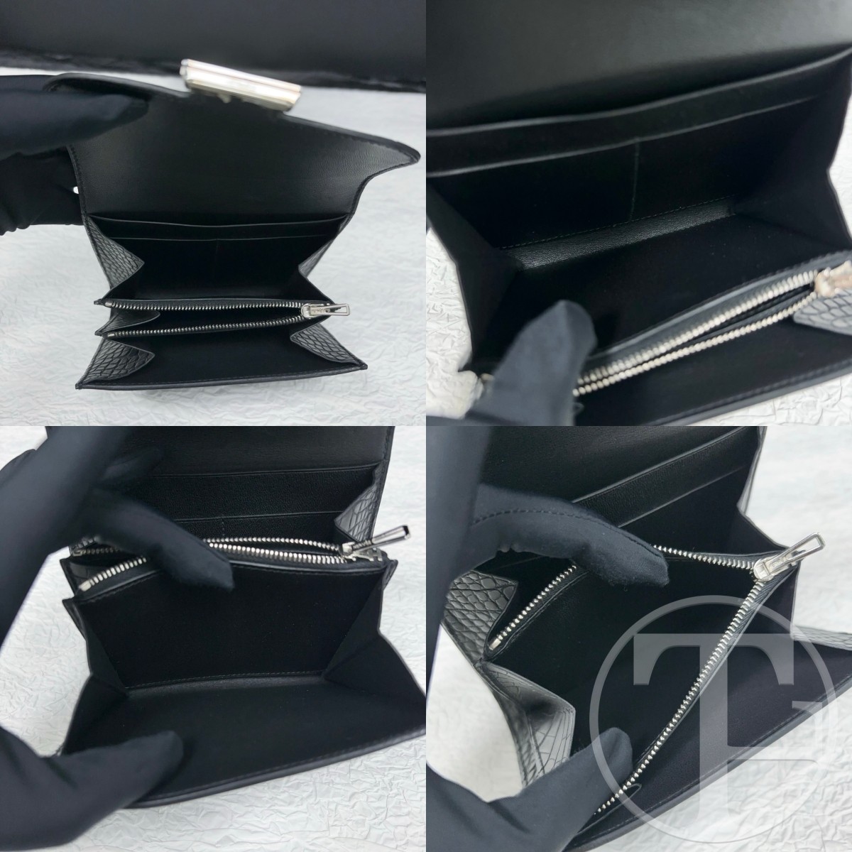 hermes 89 noir matte alligator constance slim wallet stamp d hermes 89 noir matte alligator constance slim wallet stamp d