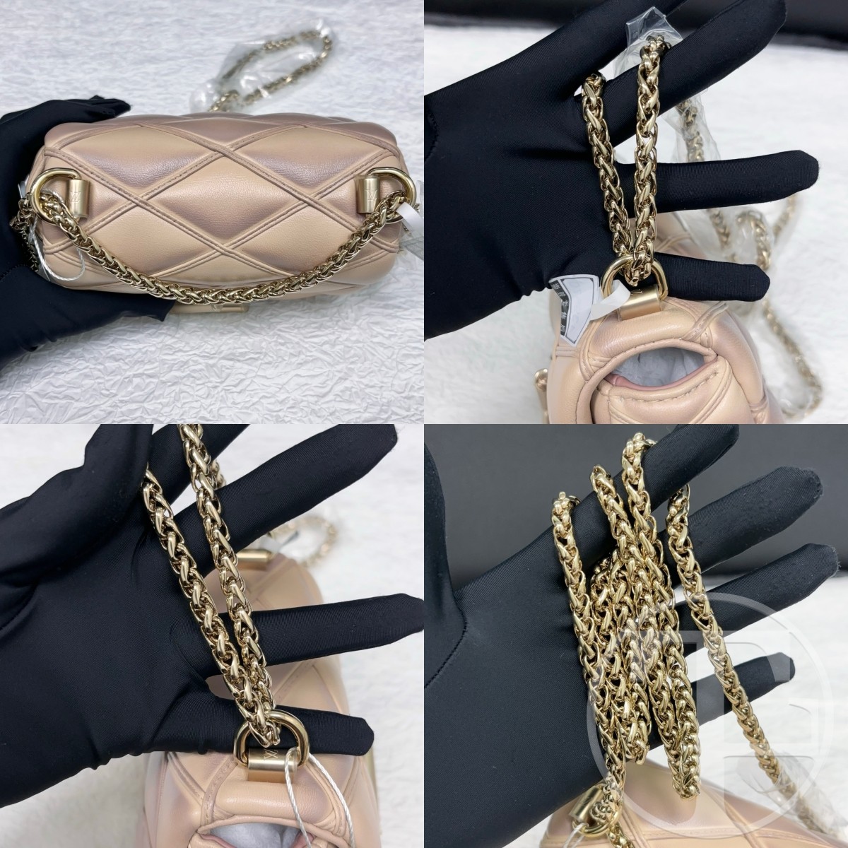 louis vuitton pico go 14 champagne pink microchip bag with gold hardware louis vuitton pico go 14 champagne pink microchip bag with gold hardware