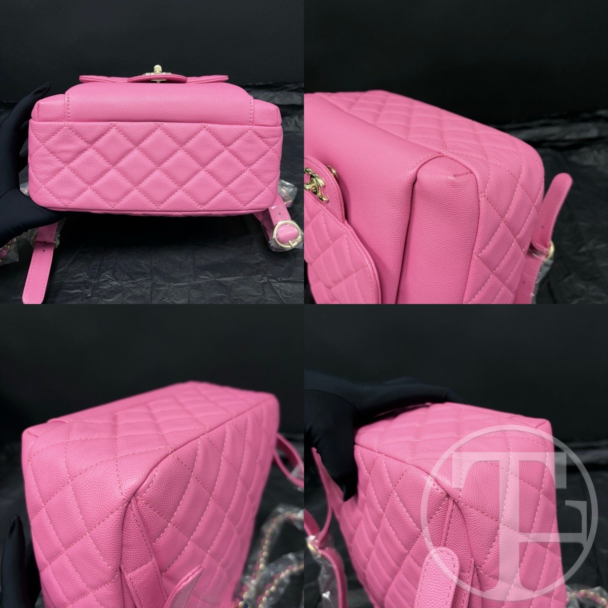 chanel pink caviar skin backpack no.27 (2019) without card chanel pink caviar skin backpack no.27 (2019) without card