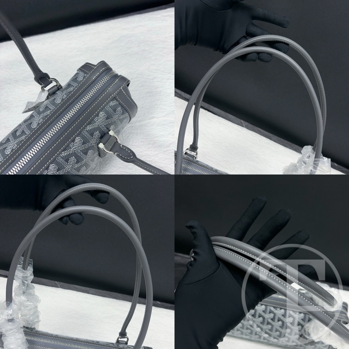 goyard bonbonniere bag in grey goyardine canvas goyard bonbonniere bag in grey goyardine canvas