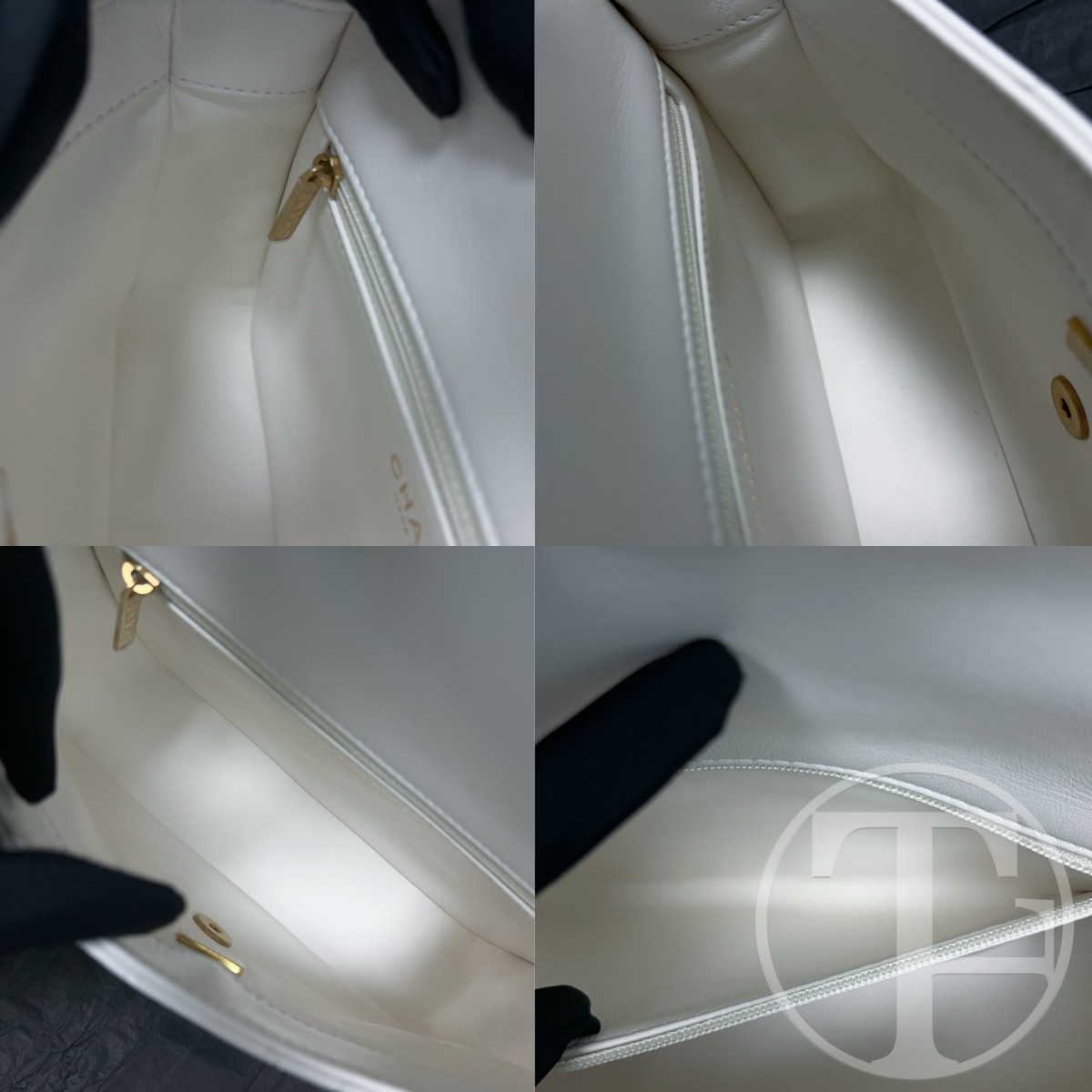 chanel white smooth calfskin square bag no.24 (2024) with dust bag chanel white smooth calfskin square bag no.24 (2024) with dust bag