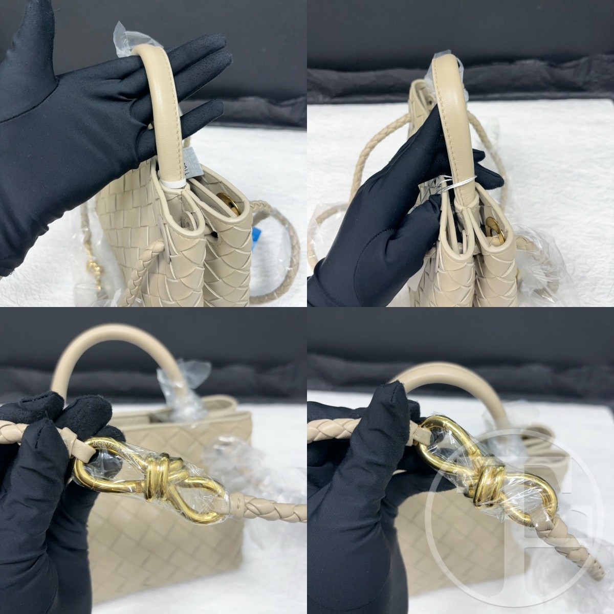 bottega veneta mini andiamo intrecciato bag in ecru lambskin with gold tone hardware bottega veneta mini andiamo intrecciato bag in ecru lambskin with gold tone hardware