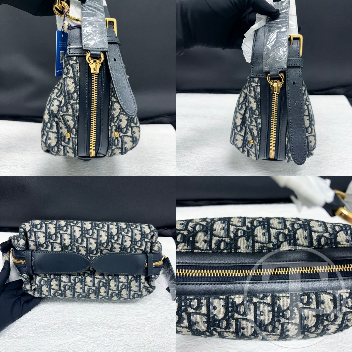 dior blue oblique jacquard d journey lunch box bag 88ma☆1224 (2024) dior blue oblique jacquard d journey lunch box bag 88ma☆1224 (2024)