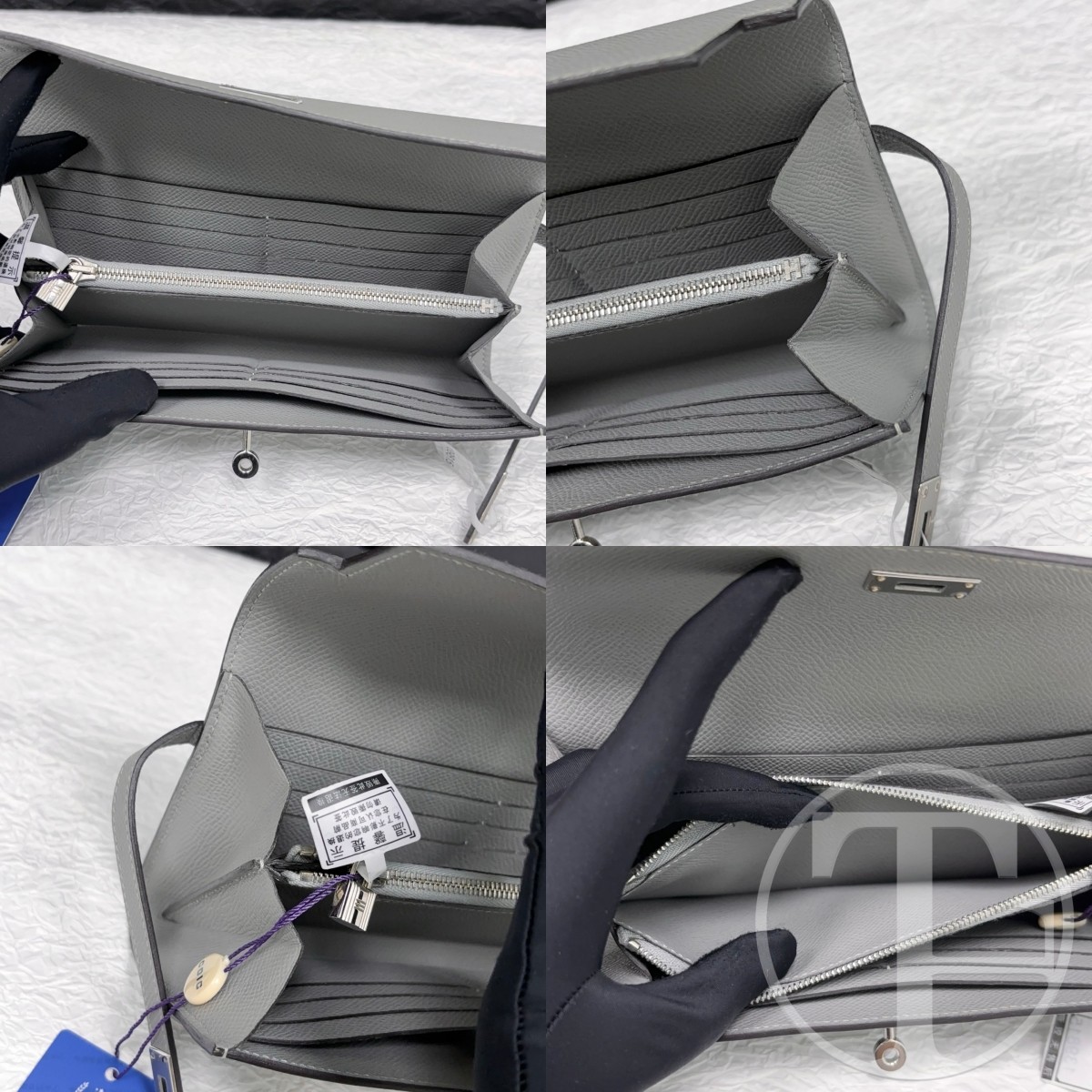 hermes 4z gris pantin epsom kelly classique wallet stamp a hermes 4z gris pantin epsom kelly classique wallet stamp a