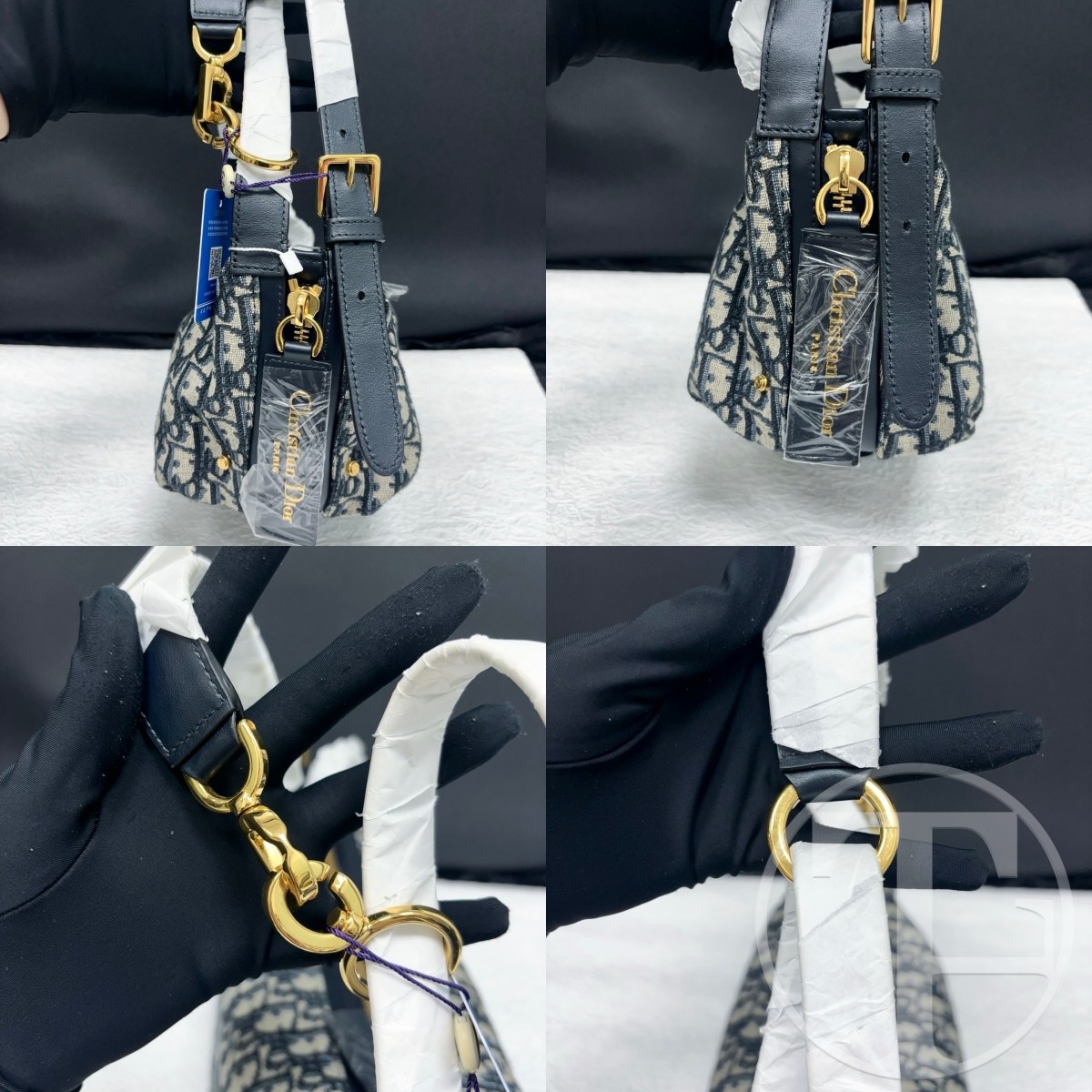 dior blue oblique jacquard d journey lunch box bag 88ma☆1224 (2024) dior blue oblique jacquard d journey lunch box bag 88ma☆1224 (2024)