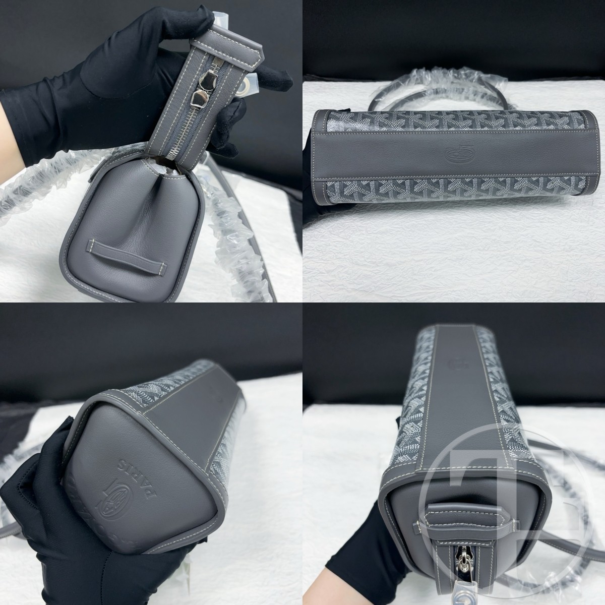 goyard bonbonniere bag in grey goyardine canvas goyard bonbonniere bag in grey goyardine canvas