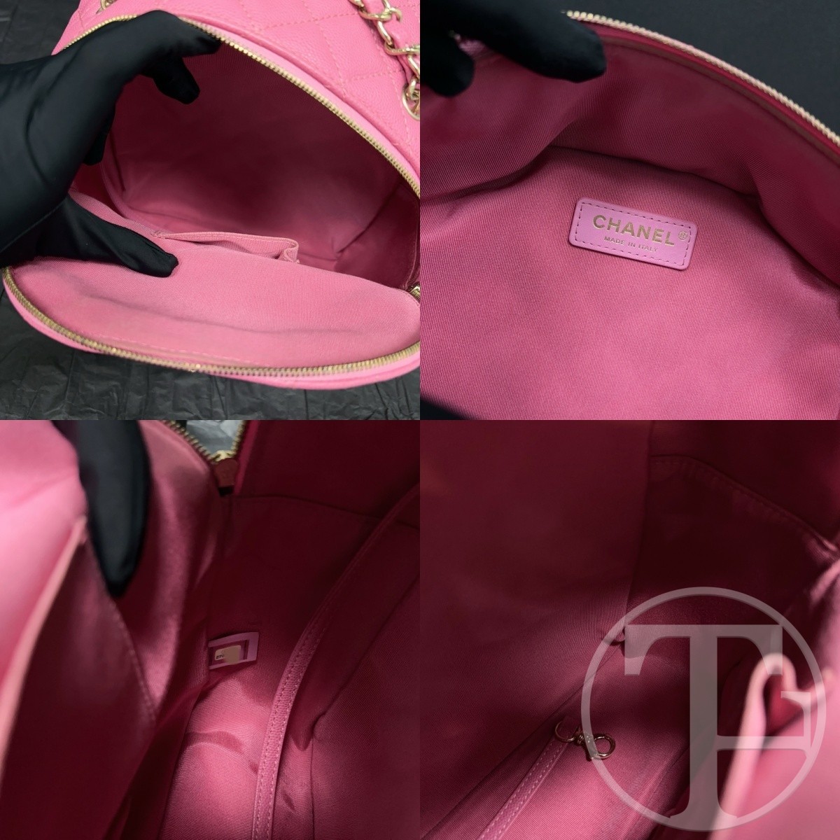 chanel pink caviar skin backpack no.27 (2019) without card chanel pink caviar skin backpack no.27 (2019) without card