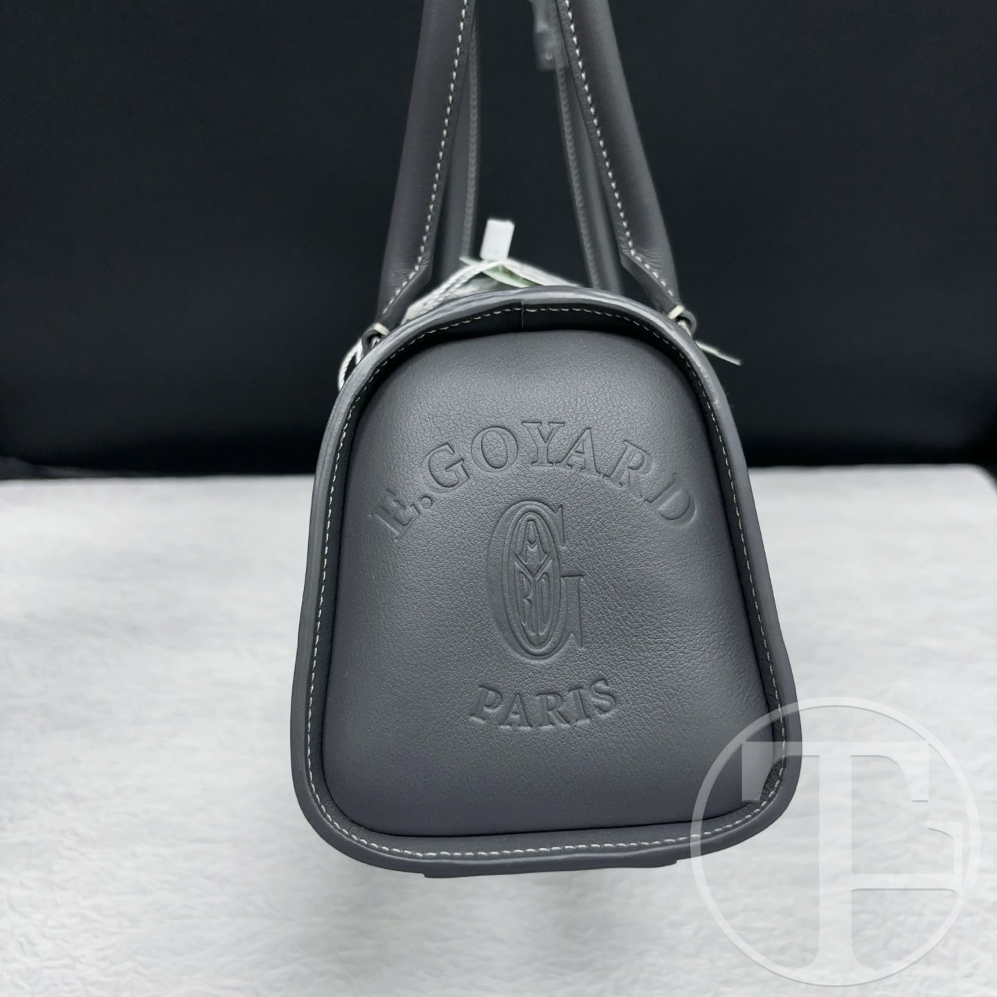 goyard bonbonniere bag in grey goyardine canvas goyard bonbonniere bag in grey goyardine canvas