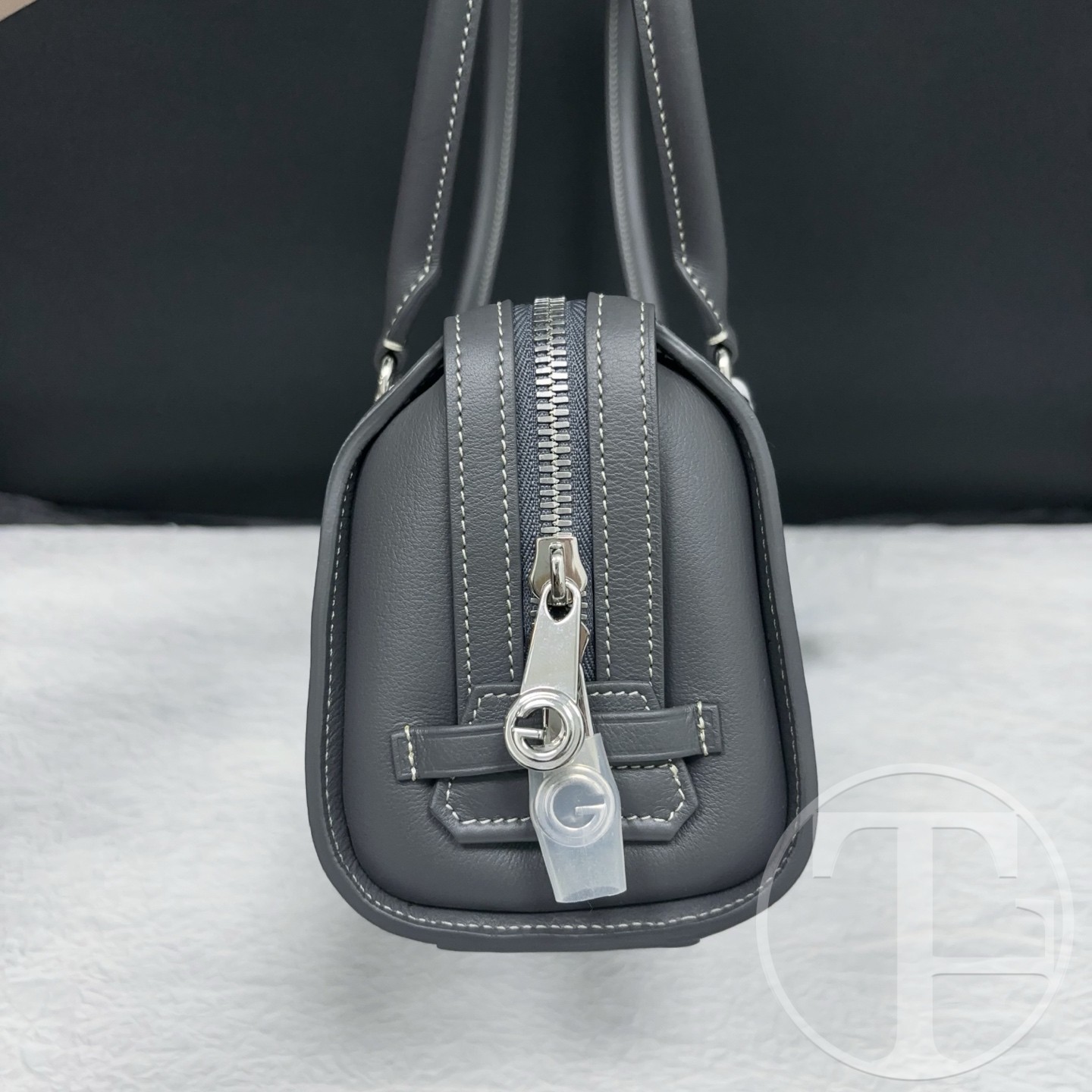 goyard bonbonniere bag in grey goyardine canvas goyard bonbonniere bag in grey goyardine canvas