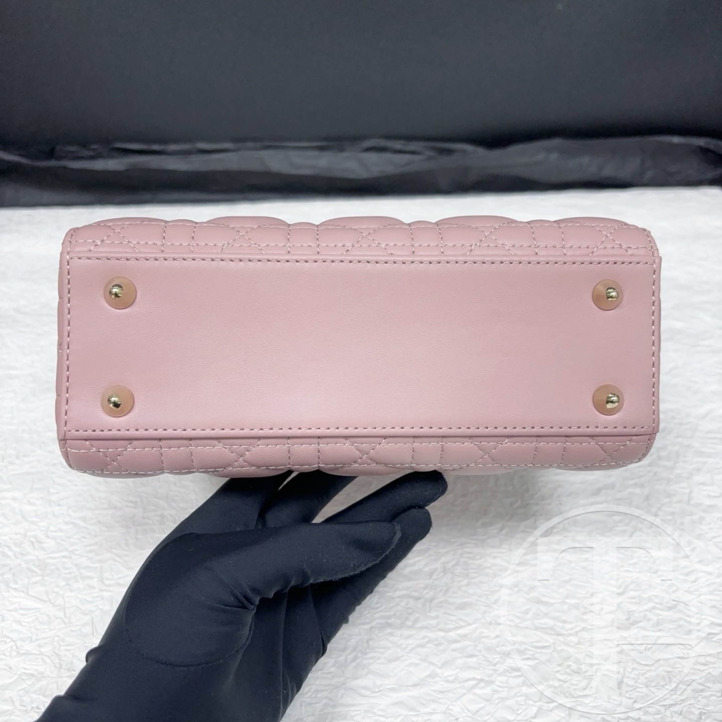 dior lady dior bag in pink lambskin with four compartments dior lady dior bag in pink lambskin with four compartments